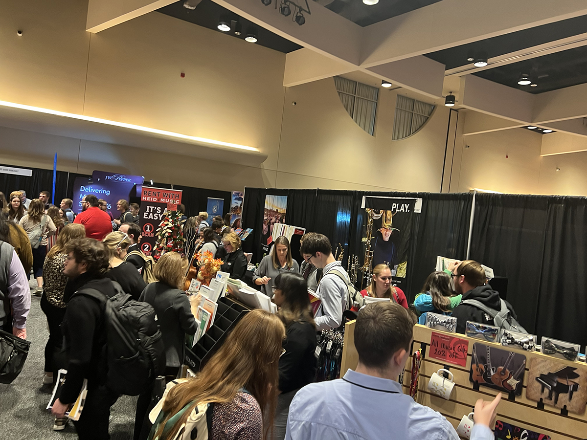 Heid Music at WMEA conference