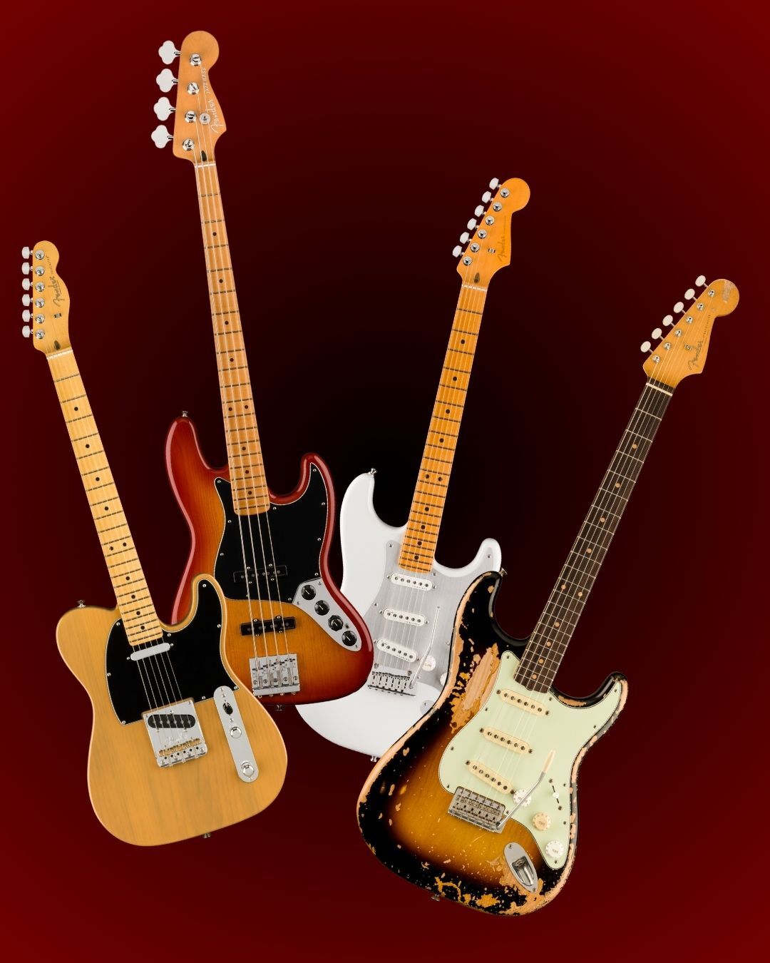 Fender Guitars and Basses at Heid Music